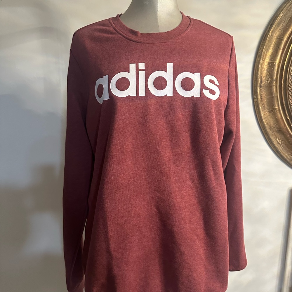 Women’s Adidas pullover sweater size 1x maroon color